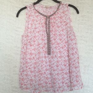 Skies Are Blue Boho Tank Top XS